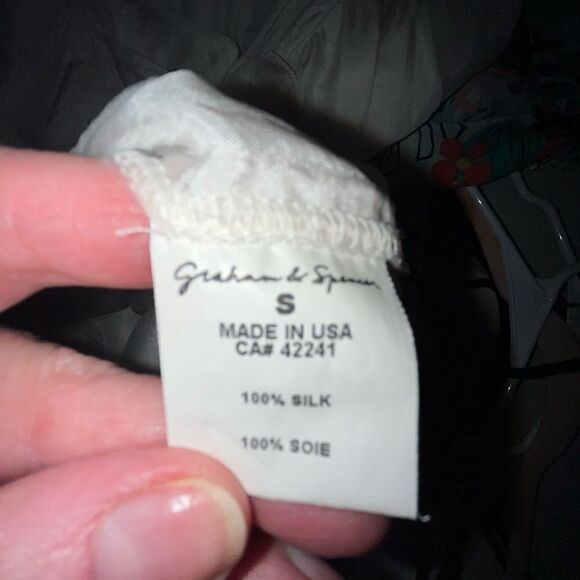 Graham & Spencer white silk dress small - Picture 5 of 5